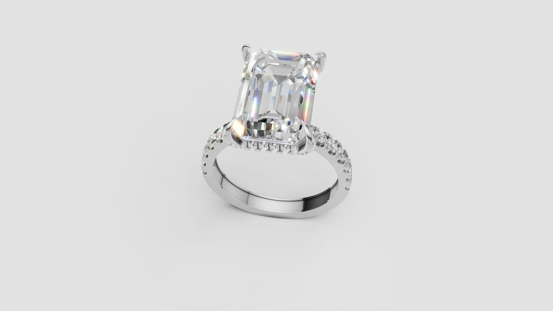 Radiant Cut Lab Diamond Ring