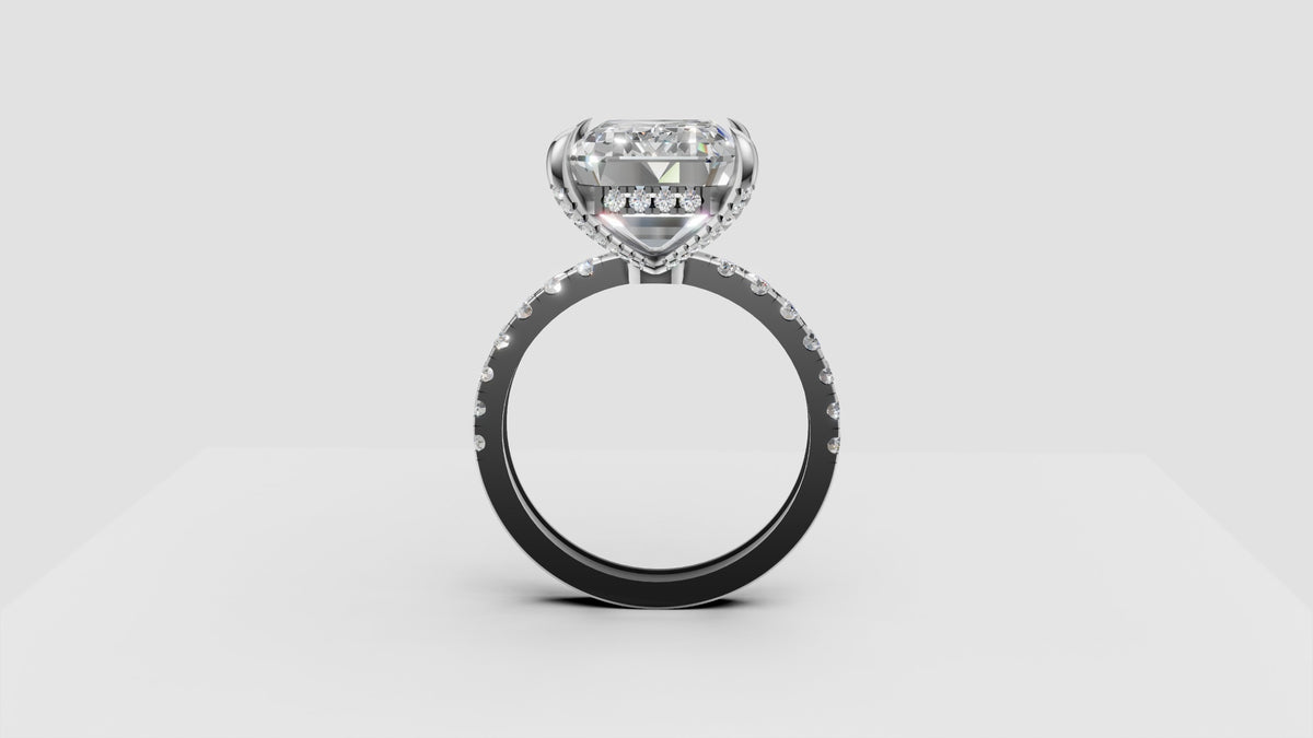 Radiant Cut Lab Diamond Ring