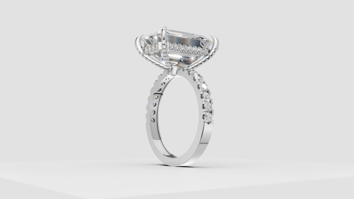 Radiant Cut Lab Diamond Ring