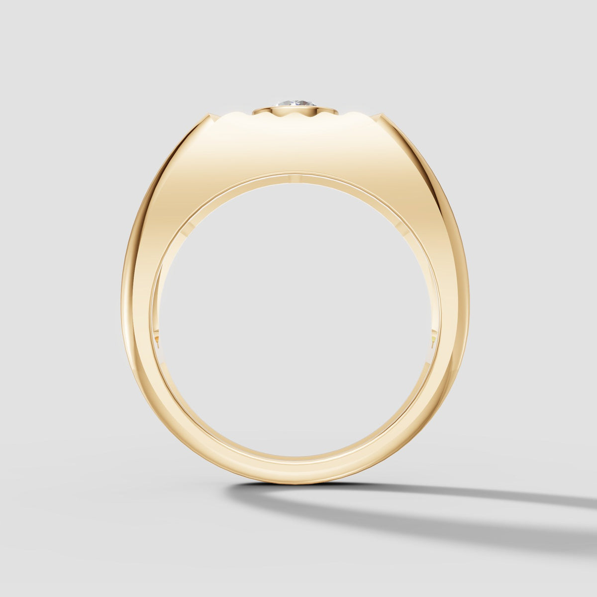 Apollo Sunburst Ring in Yellow Gold