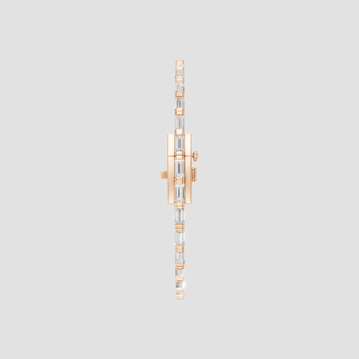 Baguette Tennis Bracelet in Rose Gold
