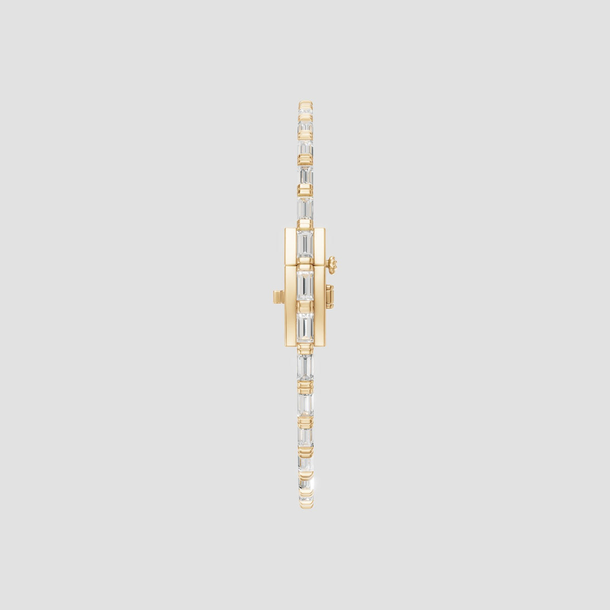 Baguette Tennis Bracelet in Yellow Gold