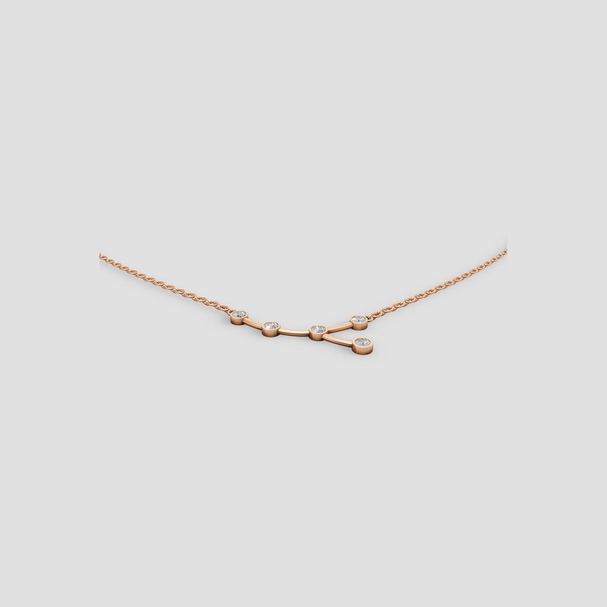 Constellation Necklace in Rose Gold