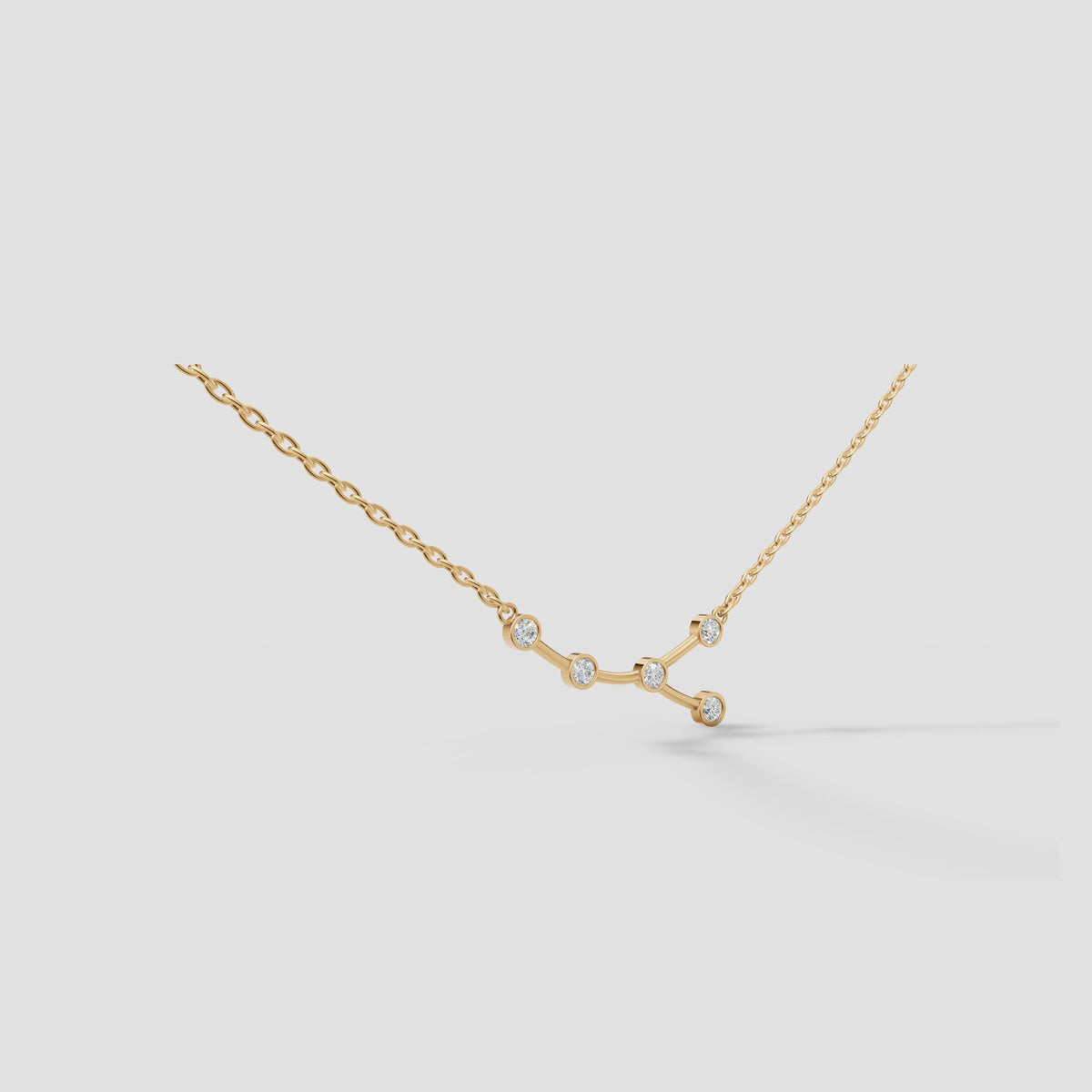 Constellation Necklace in Yellow Gold