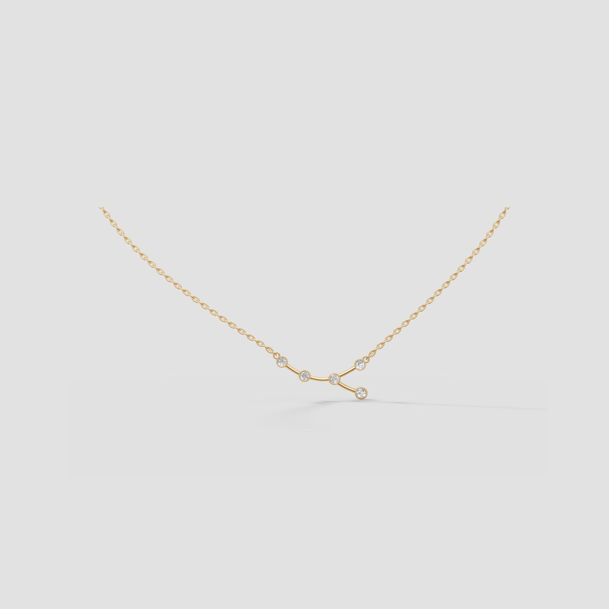 Constellation Necklace in Yellow Gold