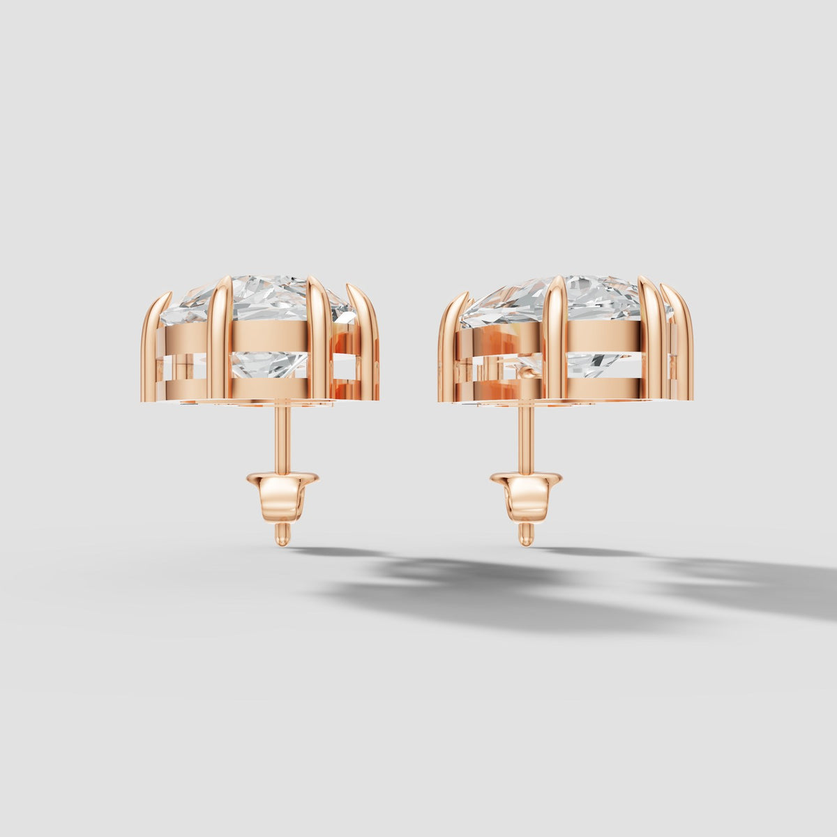 Etoile Marquise and Pear Drops in Rose Gold