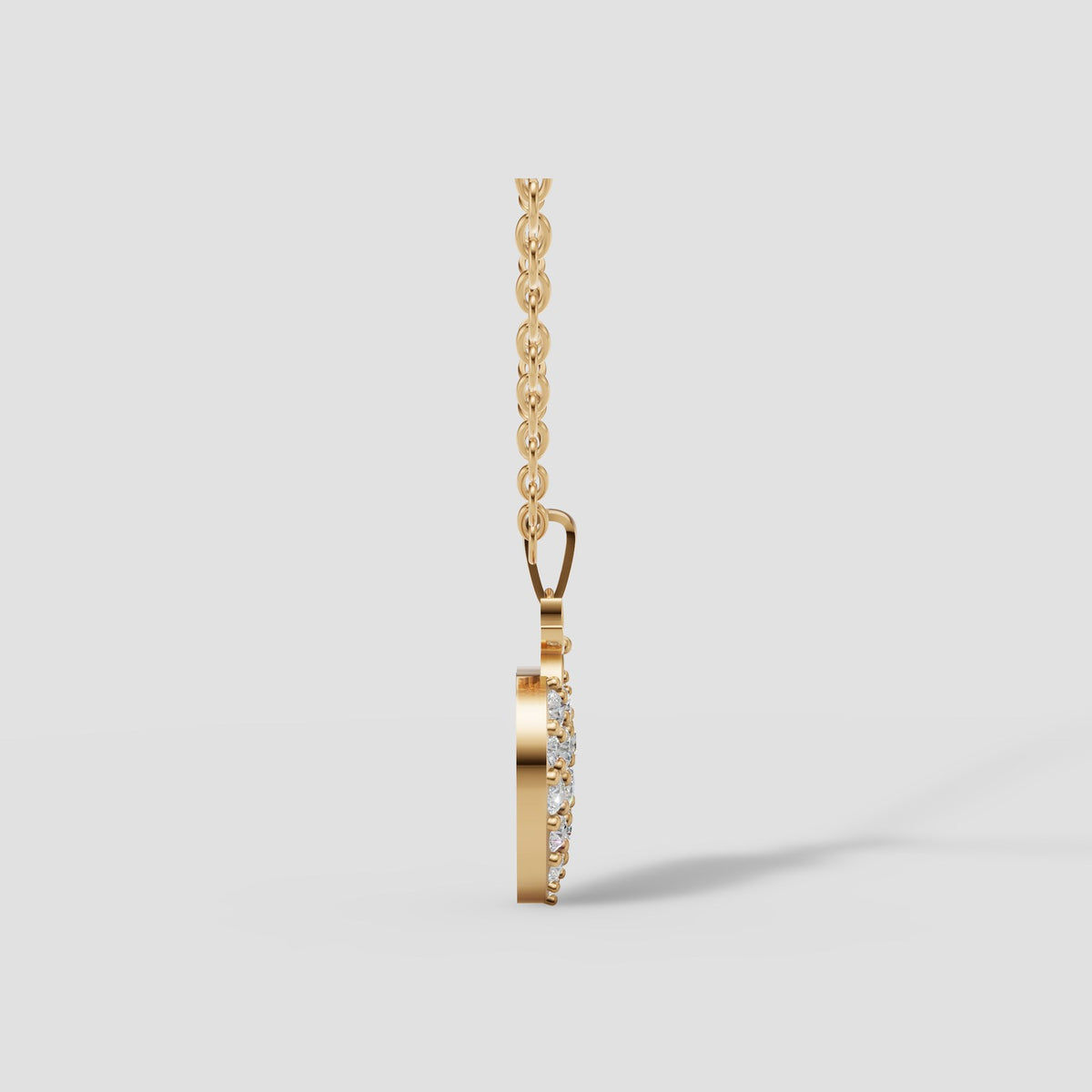 Fraise Strawberry Pendant in Yellow Gold