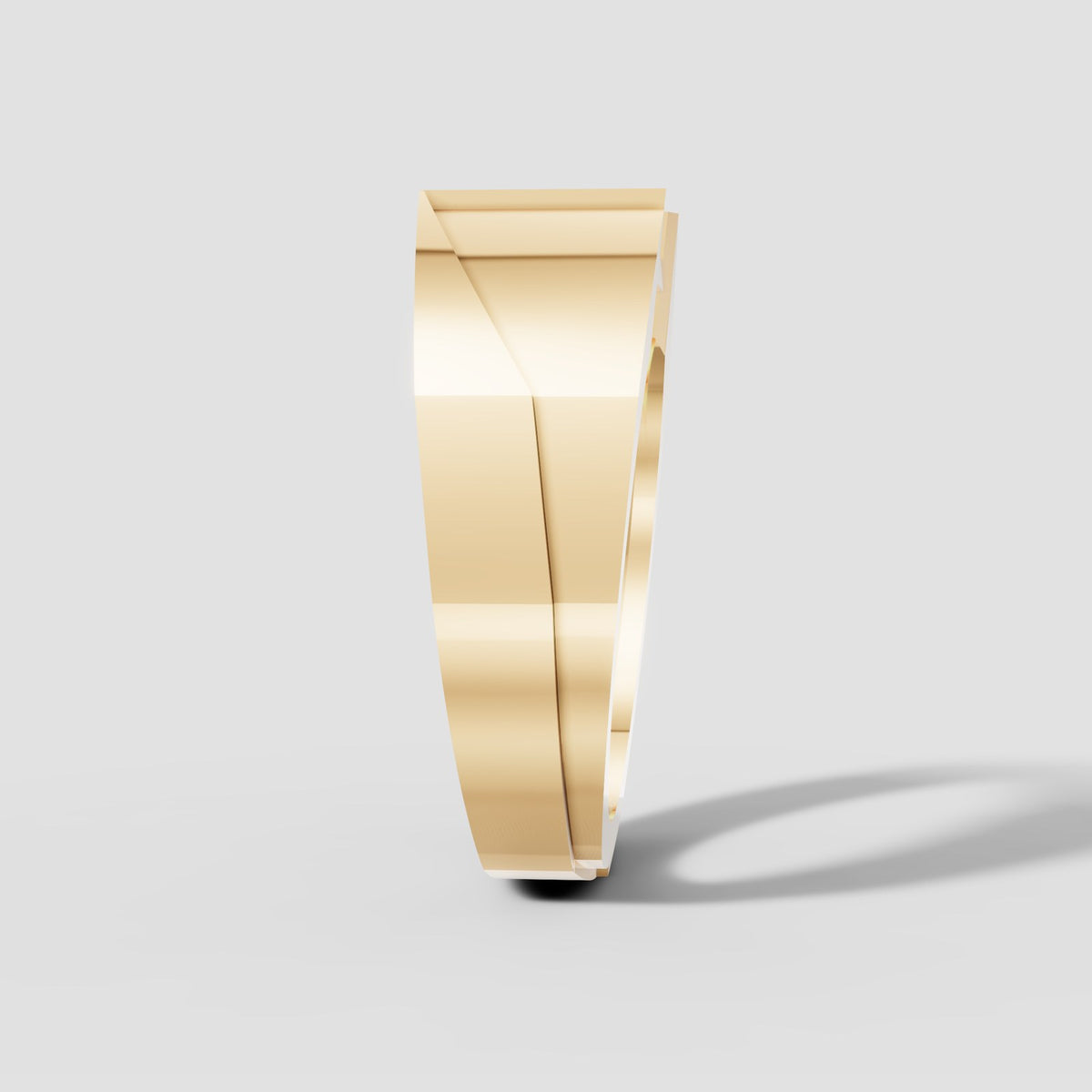 Maxim Emerald Signet in Yellow Gold