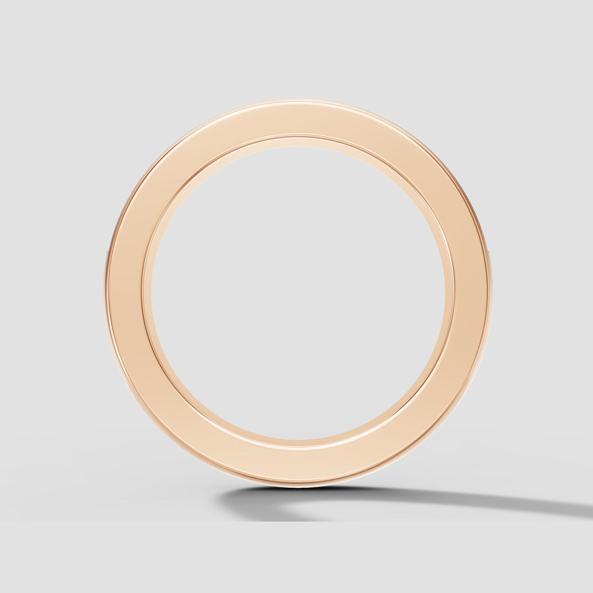 Nora Princess Channel Band in Rose Gold