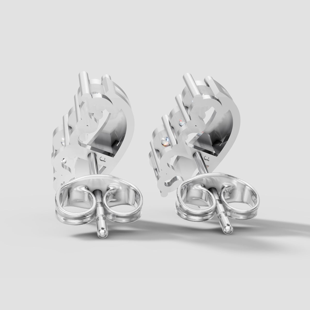 Ondine Wave Climbers in White Gold