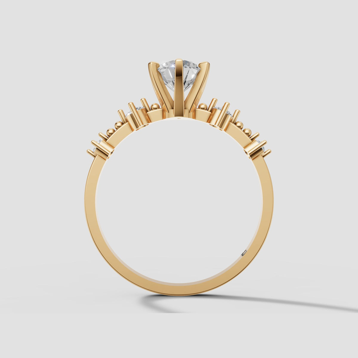 Stella Starlight Ring in Yellow Gold