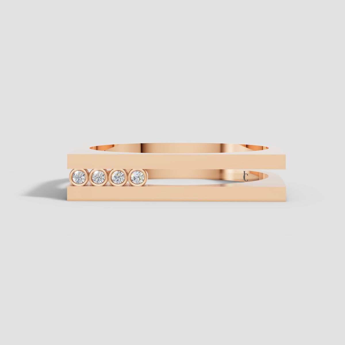 Tessa Bar Band in Rose Gold