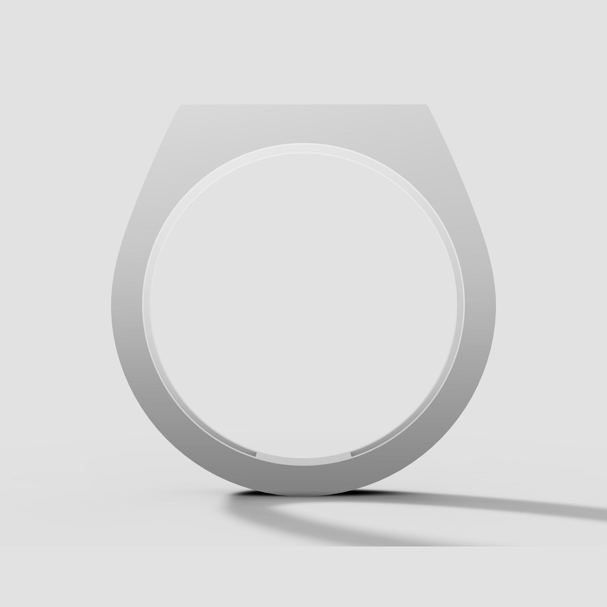 Theo Princess Bar Ring in White Gold