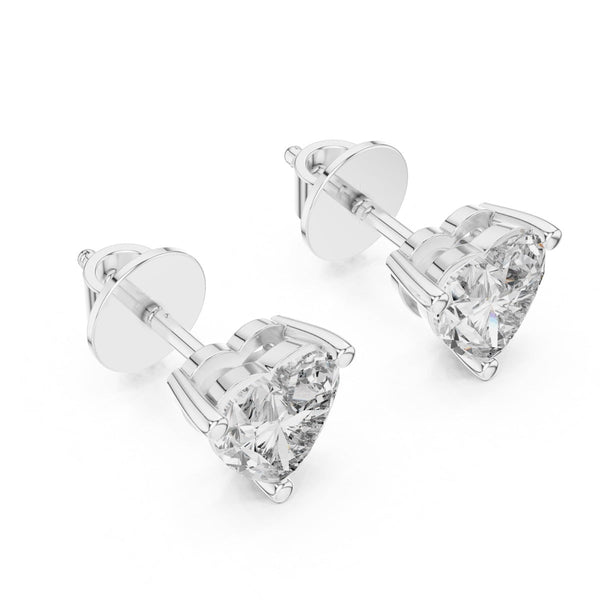 Cleo Heart Studs