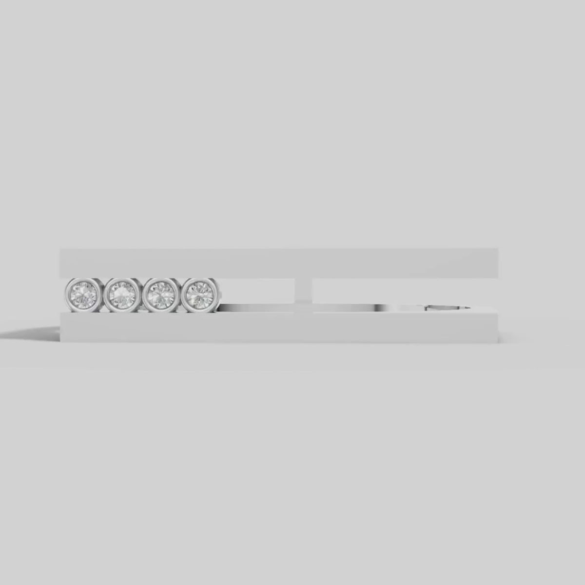 Tessa Bar Band in White Gold video