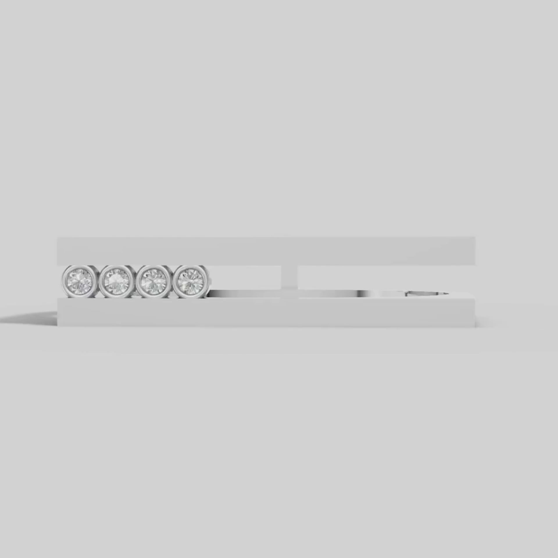 Tessa Bar Band in White Gold video