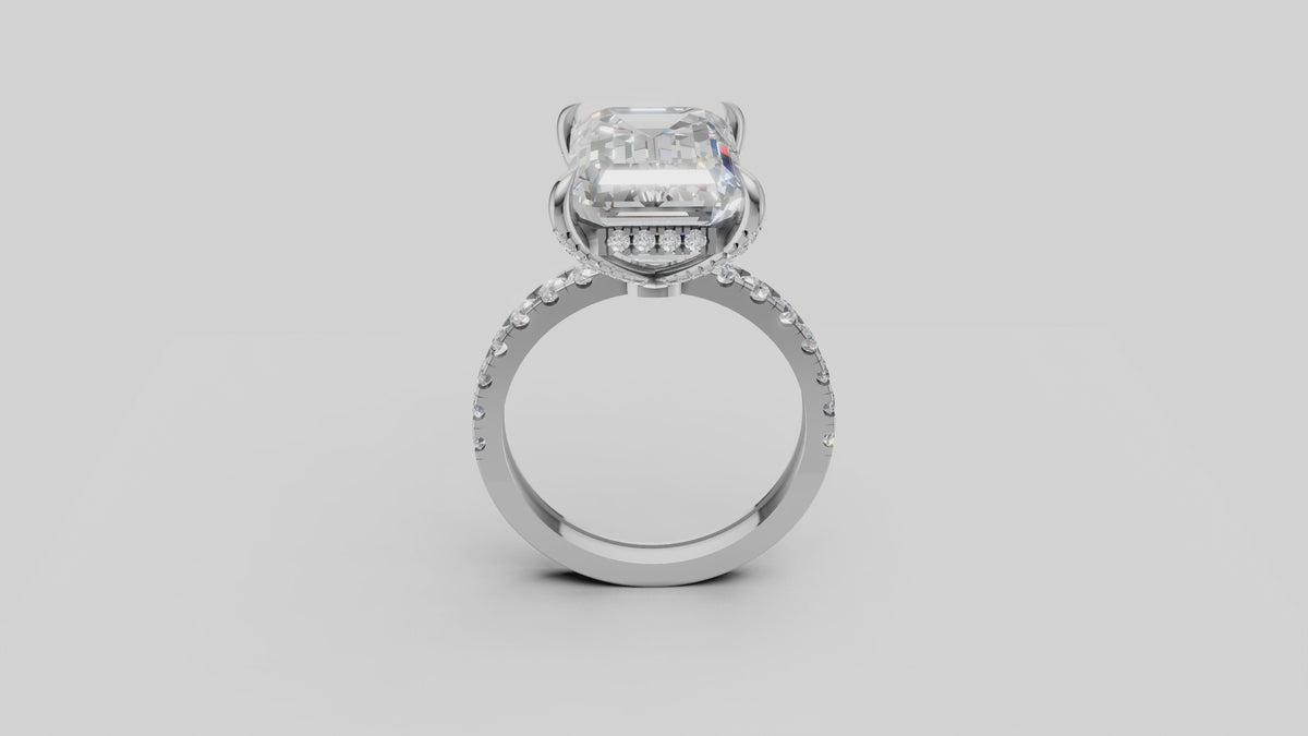 Radiant Cut Lab Diamond Ring