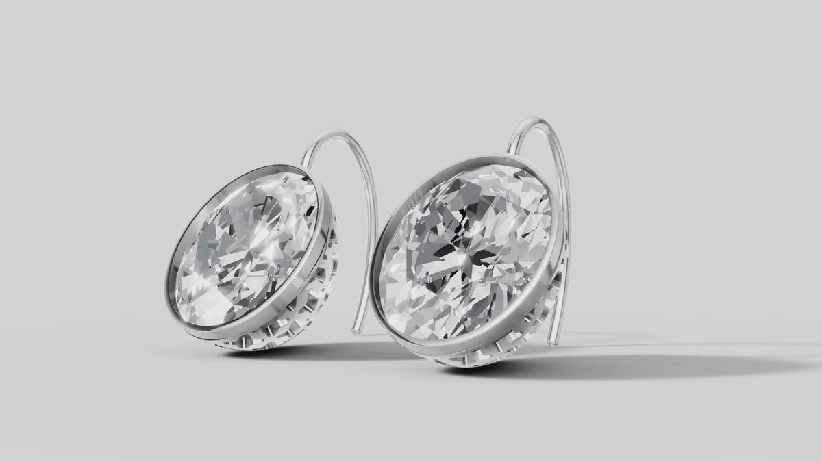 Oval Bezel Drops in White Gold video